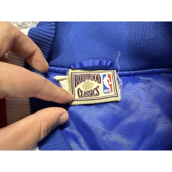 Baltimore Bullets Hardwood Classics Bomber Jacket Size XXL NBA - Picture 6 of 12